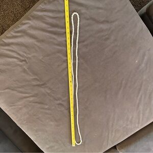 Vintage-Style Faux Pearl Necklace 60” Opera/Rope Length Elegant Costume Classic